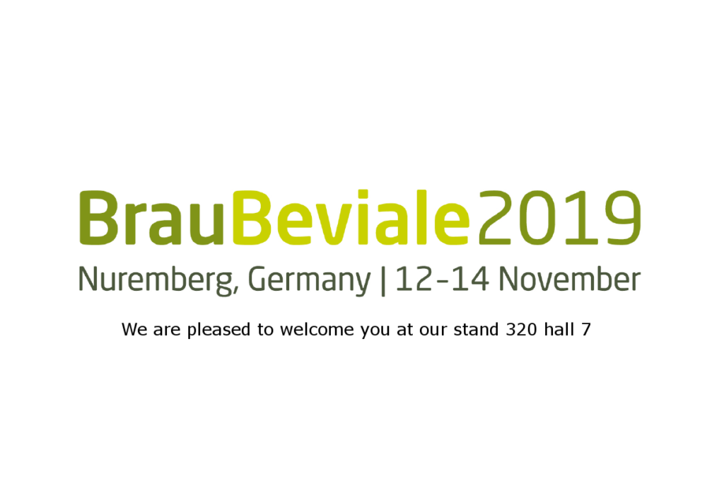 Siamo lieti di annunciare che CSF INOX partecipa alla mostra di Brau Beviale in Germania!
